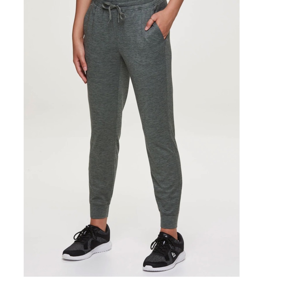 RBX Active Women’s Olive Green Space Dye Super Soft Ankle Cuffs Jogger Size US L